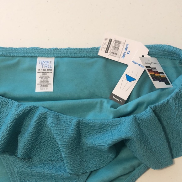 Time & Tru Bikini Bottoms 1X, 16W-18W - Picture 2 of 9